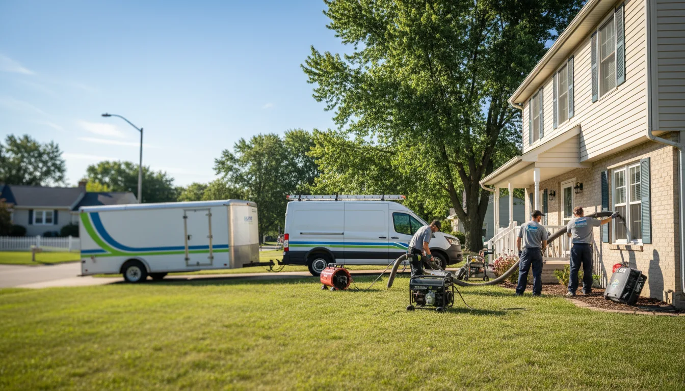 Flooded Basement Restoration And Cleanup With Repair in Spring Valley, MN near me